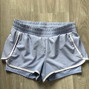 Spyder Women's Soft Blue Athletic Shorts